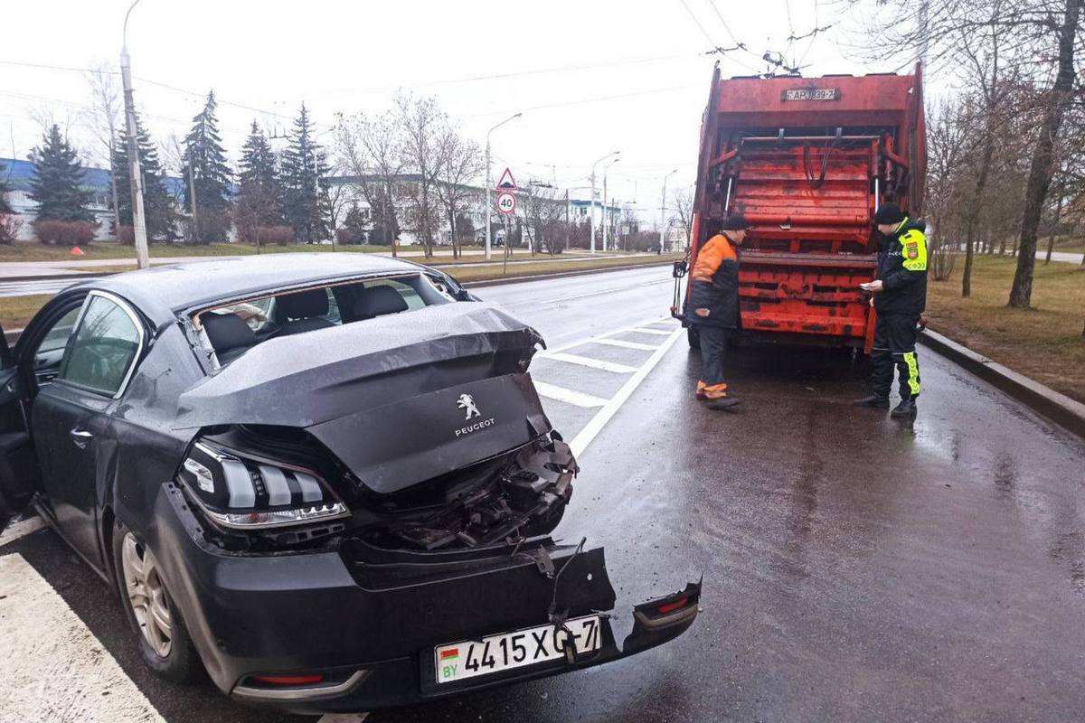 ДТП на улице Радиальной в Минске