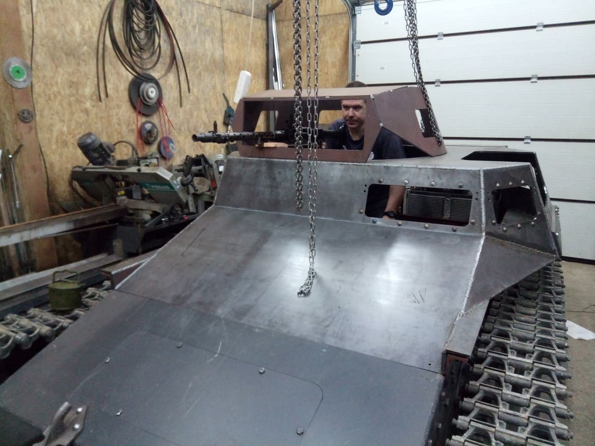 Реплика танка PzKpfw-IB “Танкового бюро МС-1”