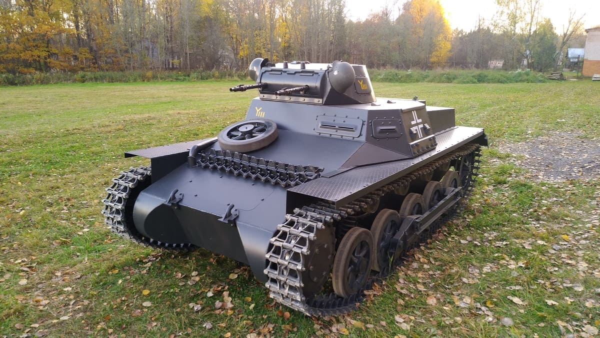 Реплика танка PzKpfw-IB “Танкового бюро МС-1”