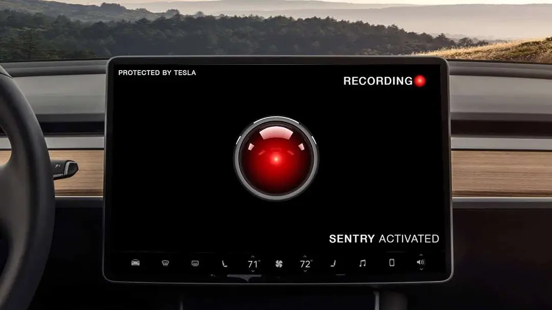 Илон Маск решил включить в автомобилях Tesla функцию Sentry Mode