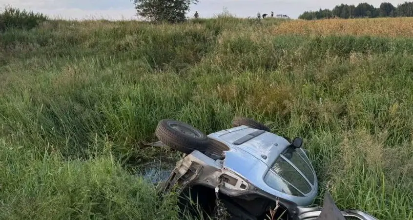 В Копыльском районе опрокинулся Citroen_1