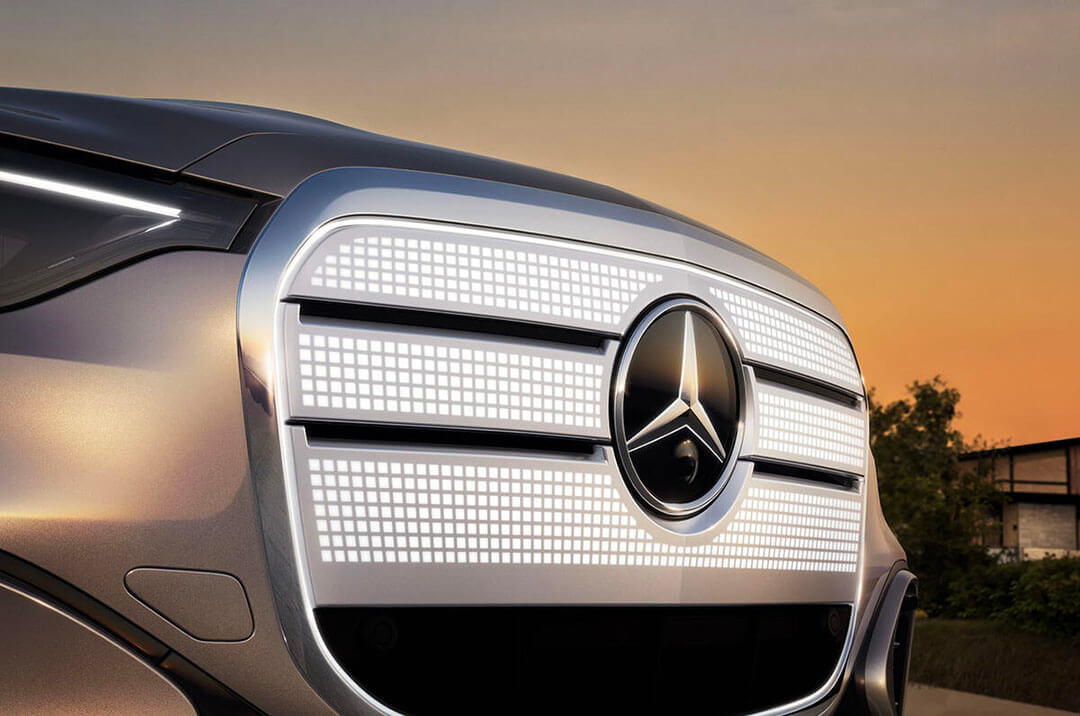 дизайн решетки радиатора Mercedes GLC