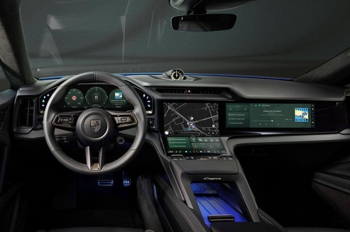 Новый Porsche Cayenne оснащен самыми большими экранами бренда_1