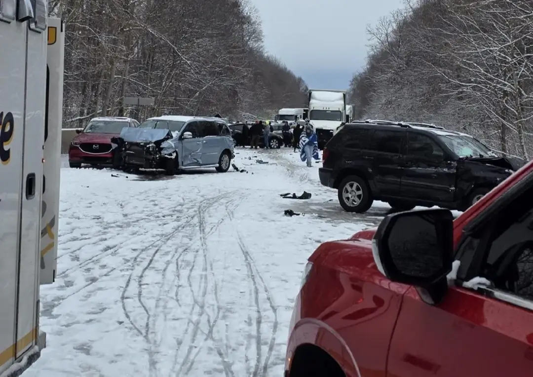 В США в ДТП попали 45 автомобилей_1