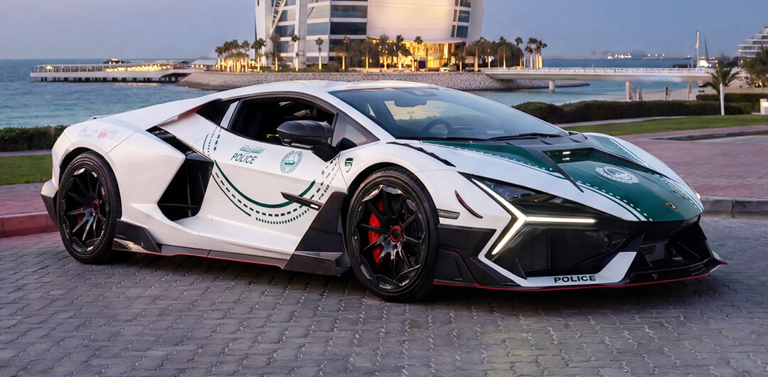 Модифицированный Lamborghini Revuelto от Mansory стал патрульной машиной в Дубае