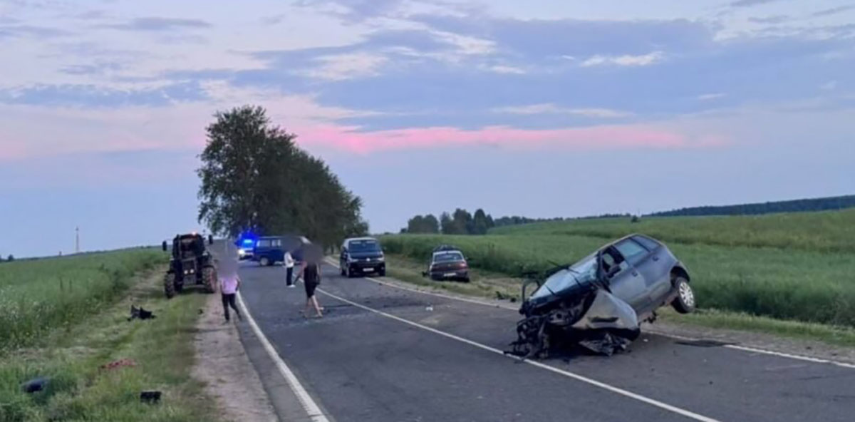 4 человека пострадали в ДТП в Минском районе