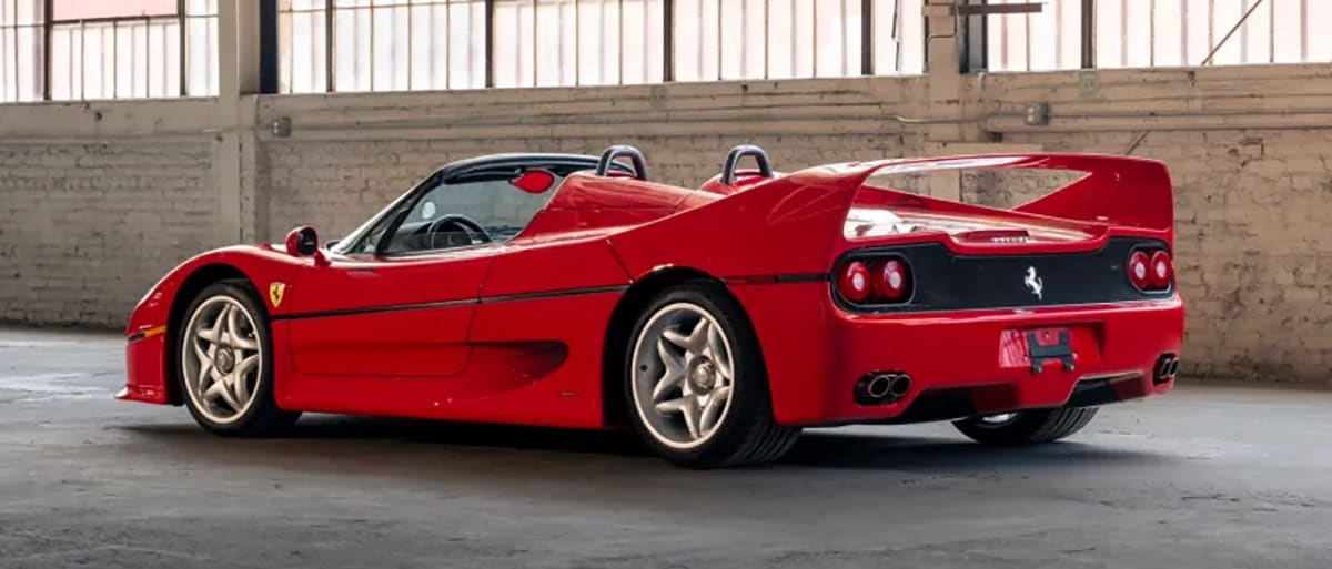 Ferrari F50 Майка Тайсона выставлен на аукцион1