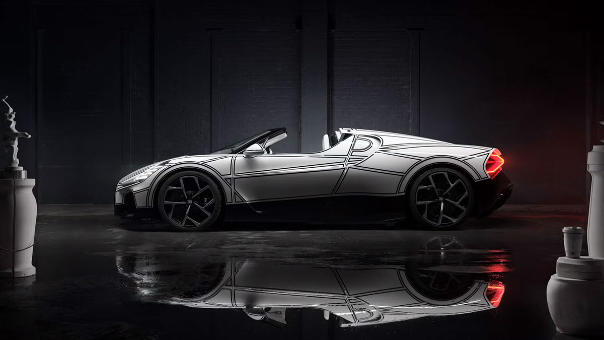 Bugatti Mistral Blanc Éternel украшен фарфоровыми акцентами1