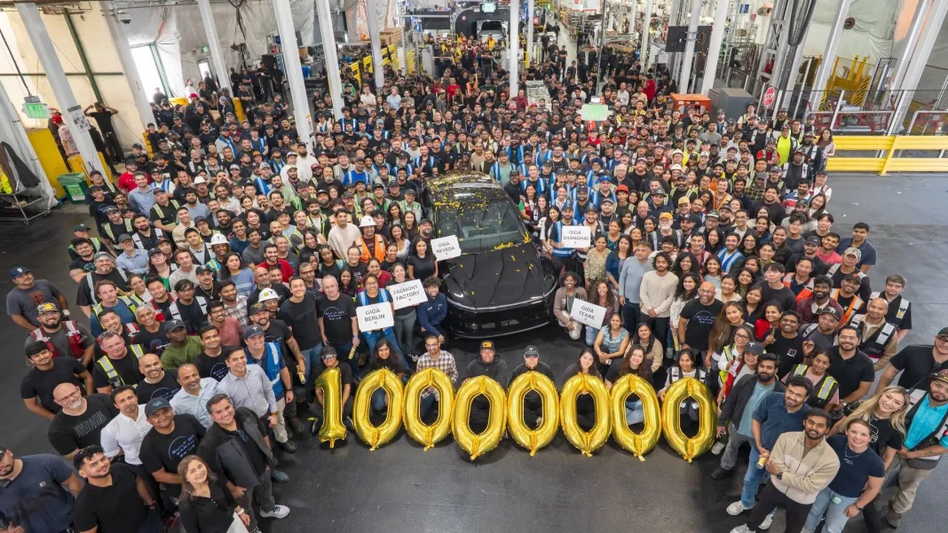 Tesla выпустила 10 миллионов электромобилей
