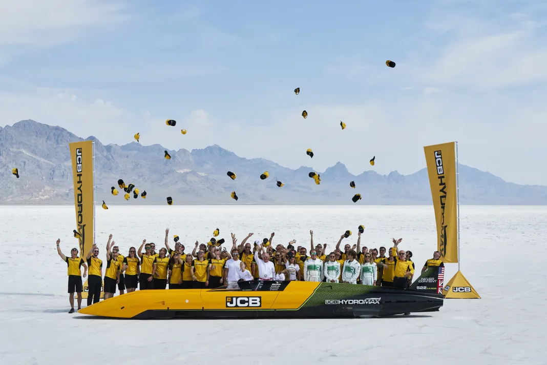 JCB побила мировой рекорд скорости для водородного транспортного средства