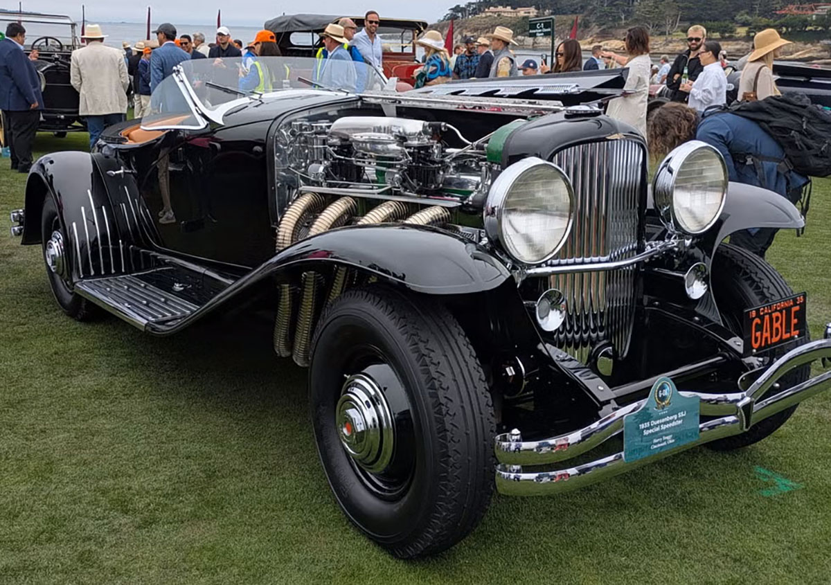 Duesenberg SSJ Special Speedster 1935 года стал победителем в номинации «Лучший автомобиль выставки Pebble Beach 2026»