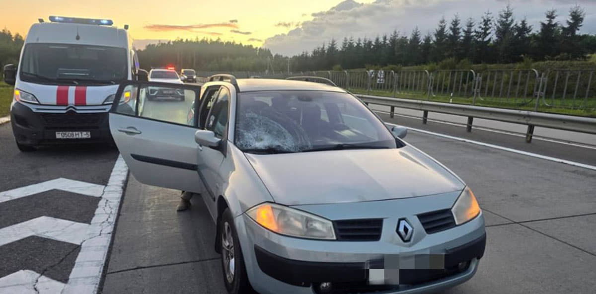 На МКАД-2 Renault сбил женщину