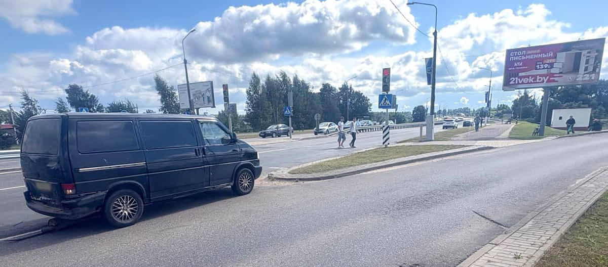 В Полоцке BMW врезался в Volkswagen