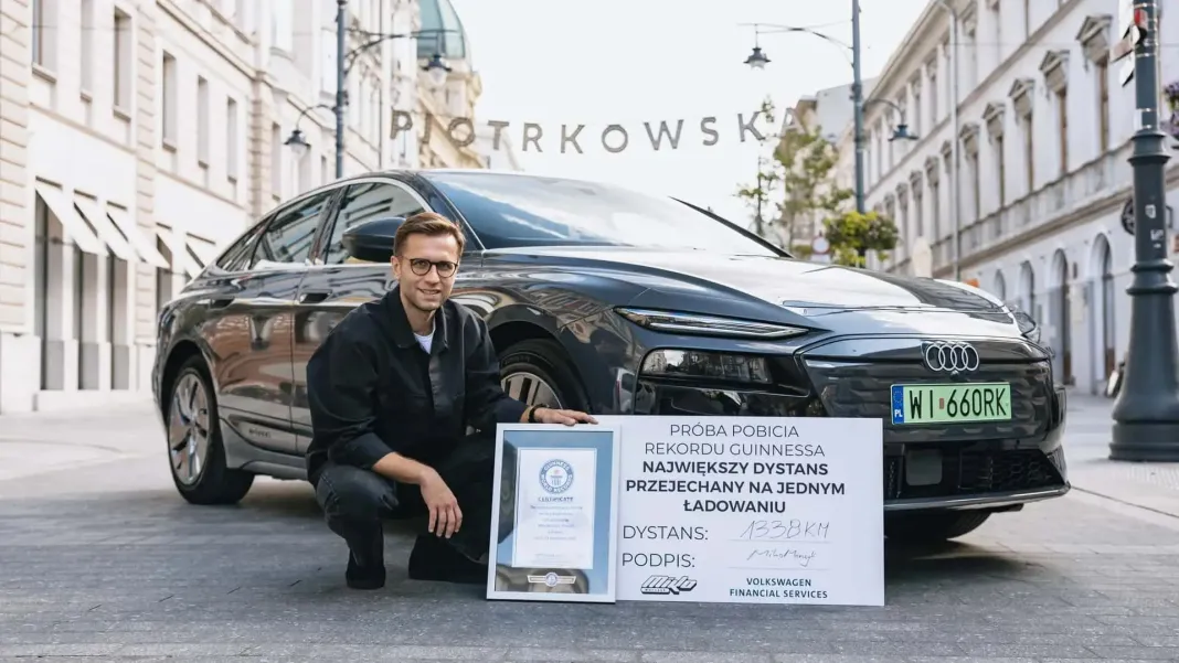 Audi A6 Sportback e-tron смог проехать 1338 километров на одном заряде