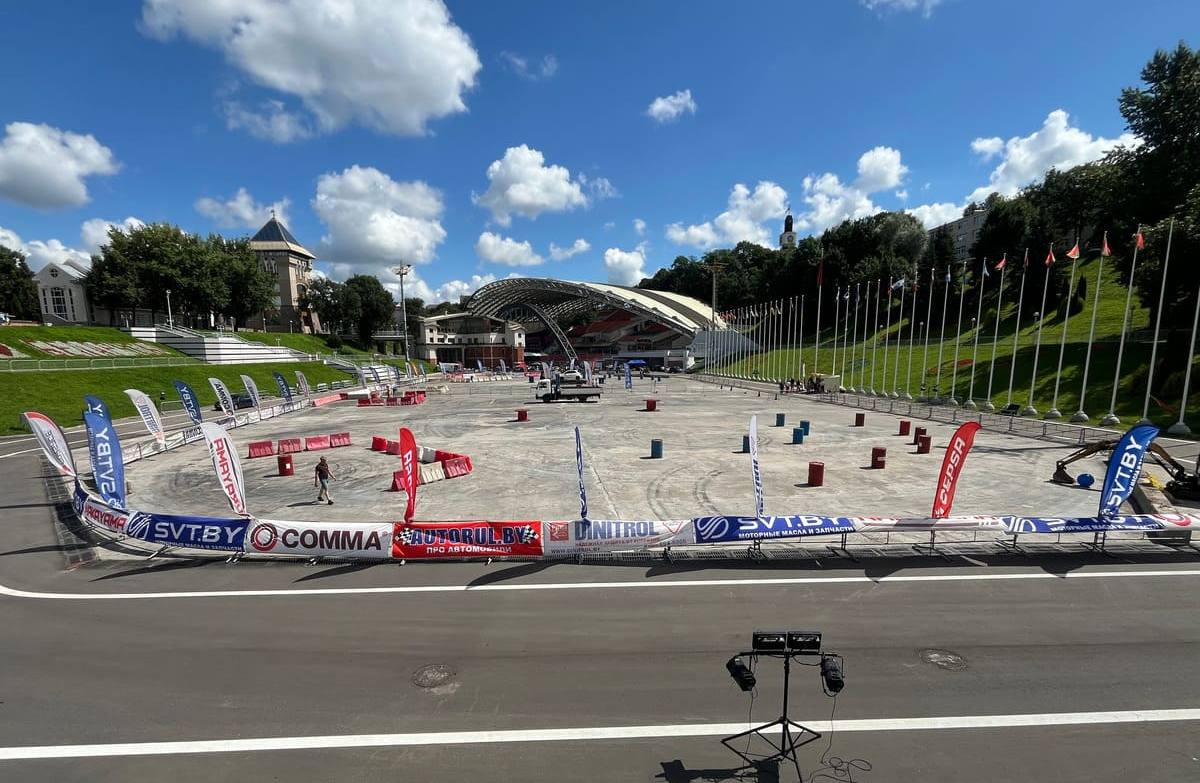 Витебск впервые примет финал YUKA DRIVE GYMKHANA