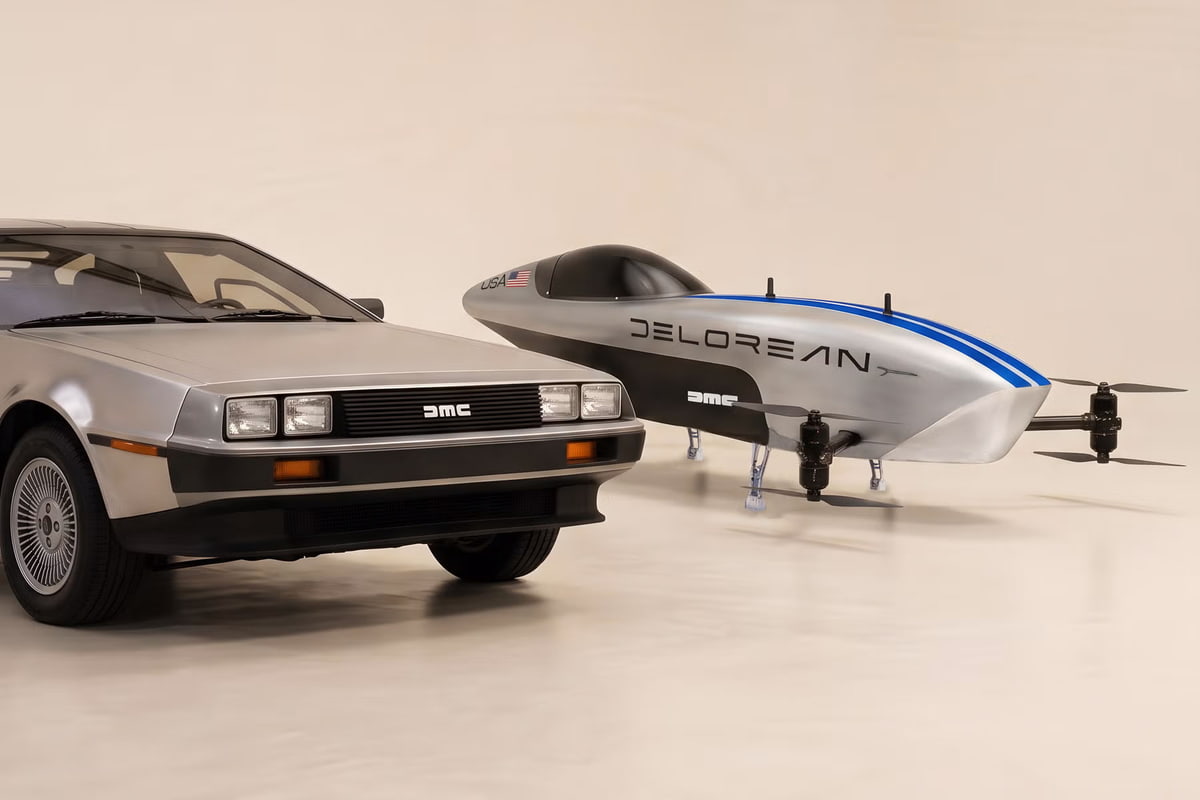 DeLorean примет участие в международной серии Airspeeder International Series