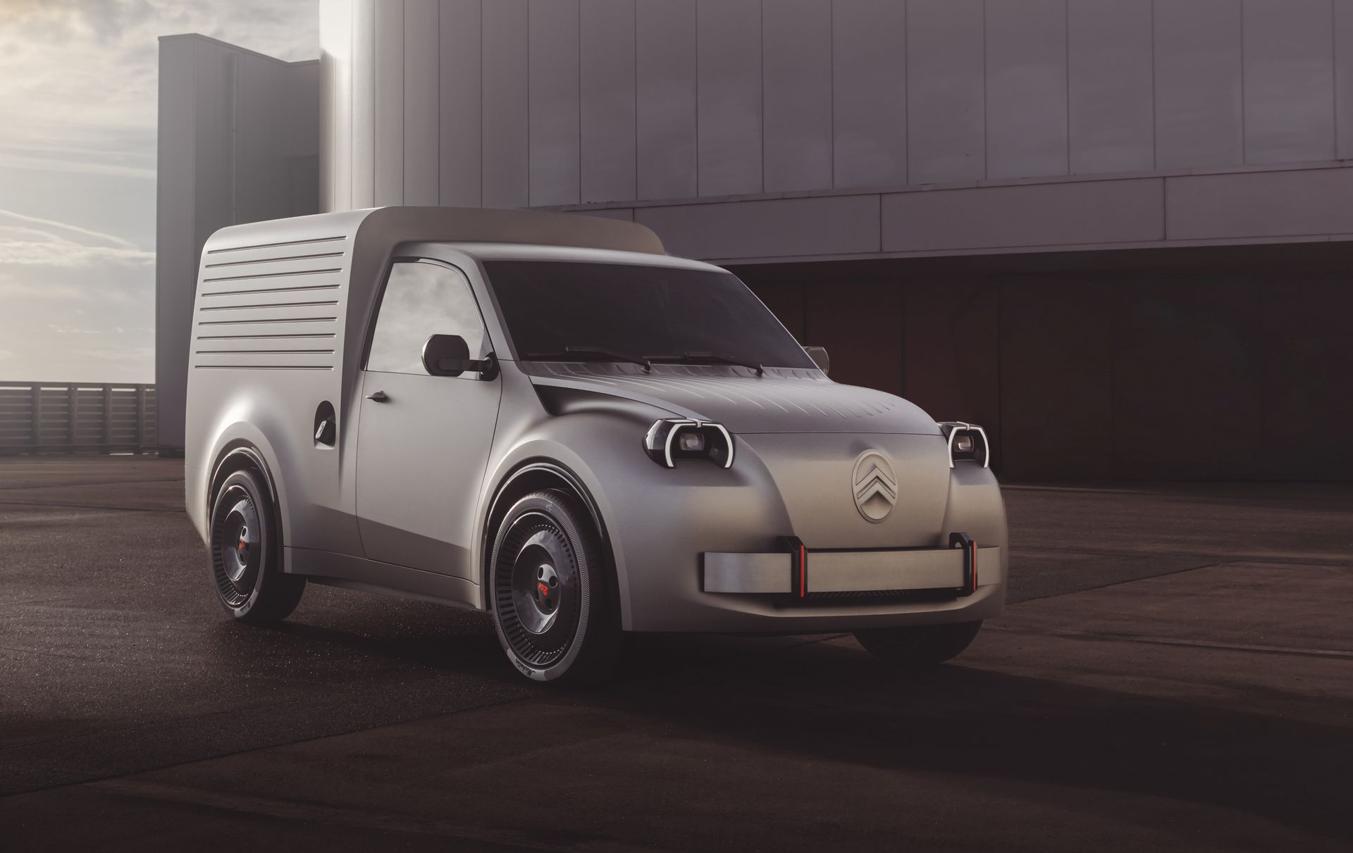 2CV Fourgonnette - коммерческий электромобиль в стиле ретро